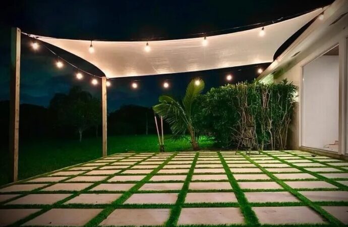 Canopy lighting Services-Hardscape Contractors of Wellington