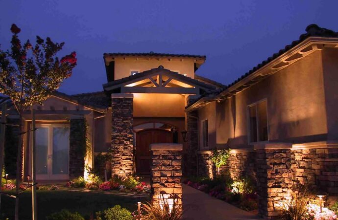 Mini lights and flood lights Services-Hardscape Contractors of Wellington